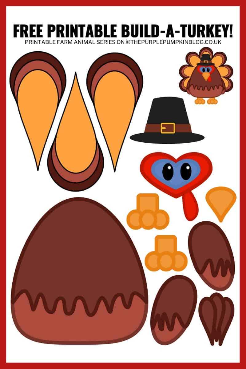 turkey printable craft