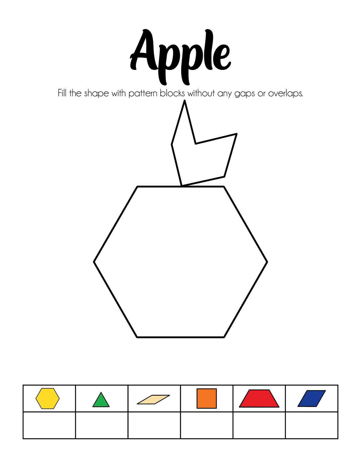 pattern blocks printable
