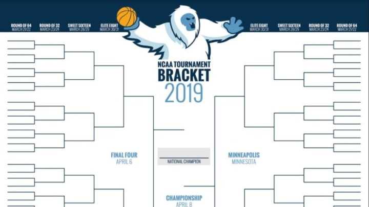 ncaa mens basketball tournament bracket printable