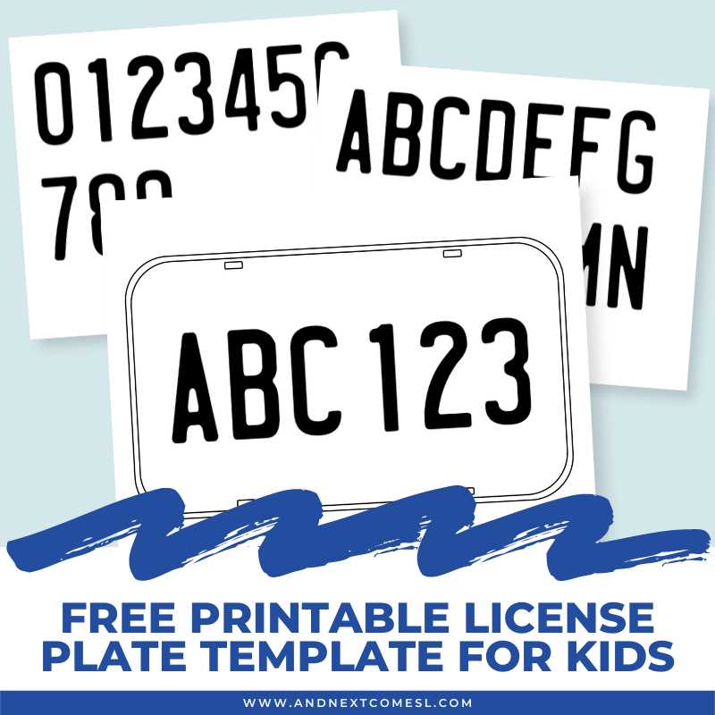 printable license plates printable license plates
