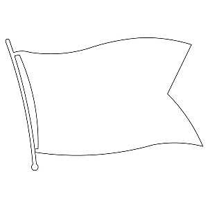 blank printable flags