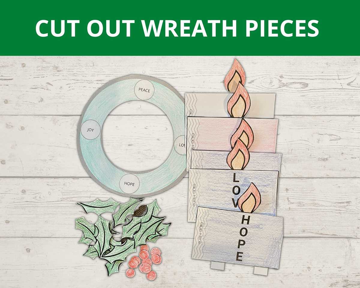 printable advent wreath printable advent wreath