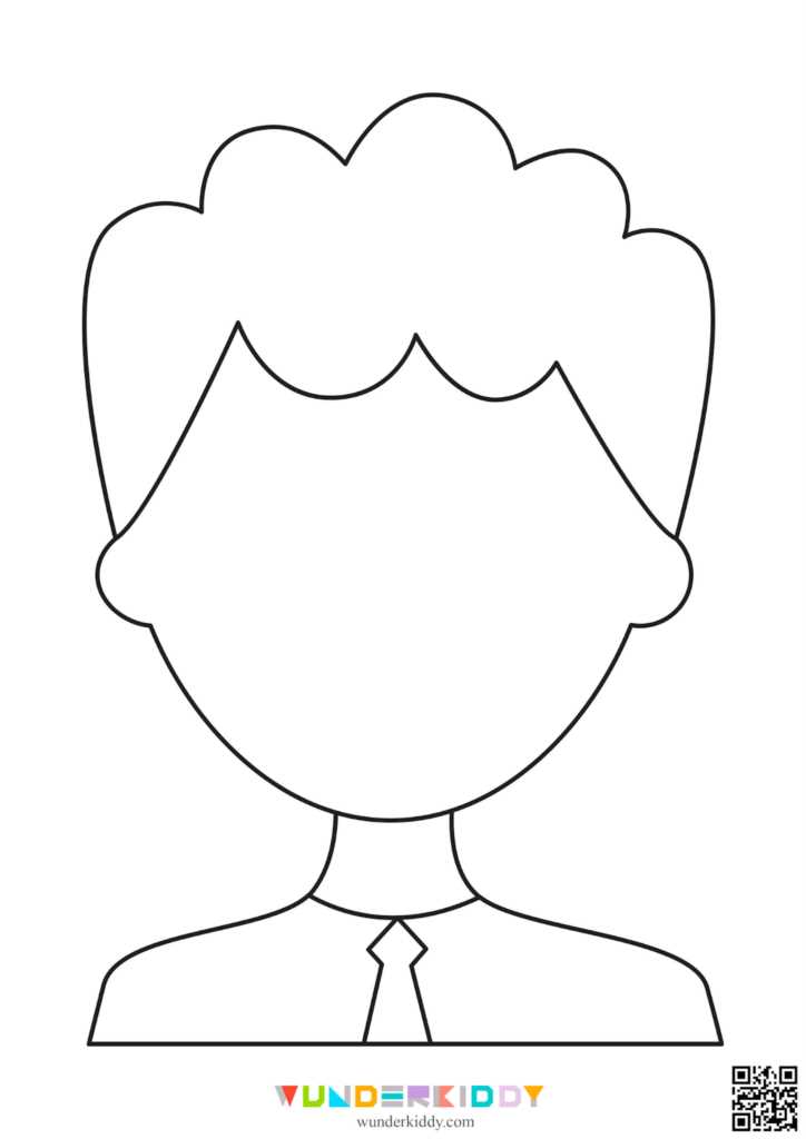 free printable face template