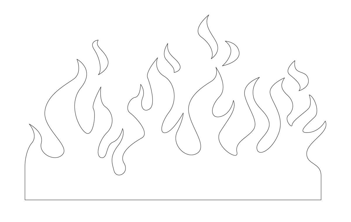 flame template printable flame template printable