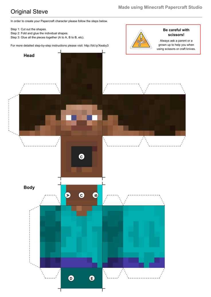 minecraft steve printable minecraft steve printable