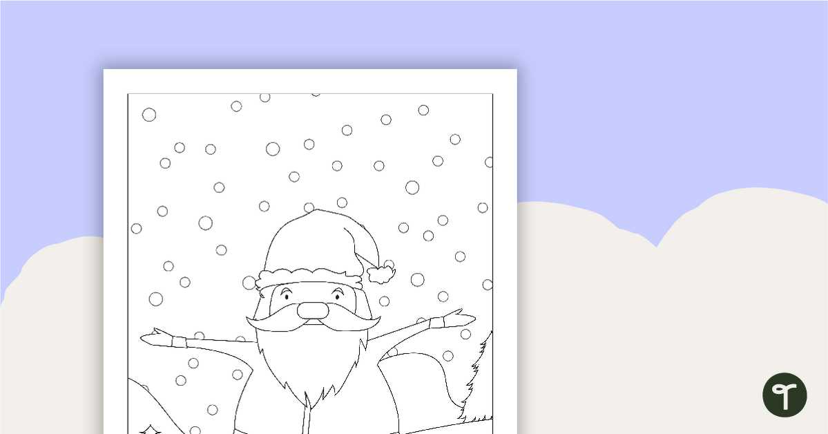 santa claus coloring pages printable free