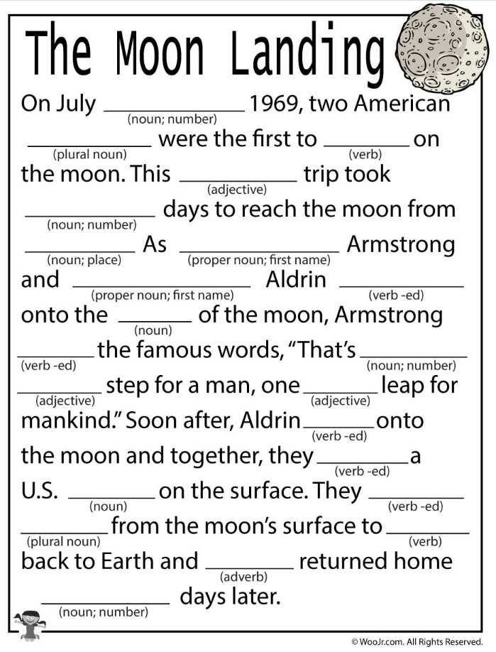 printable mad libs free