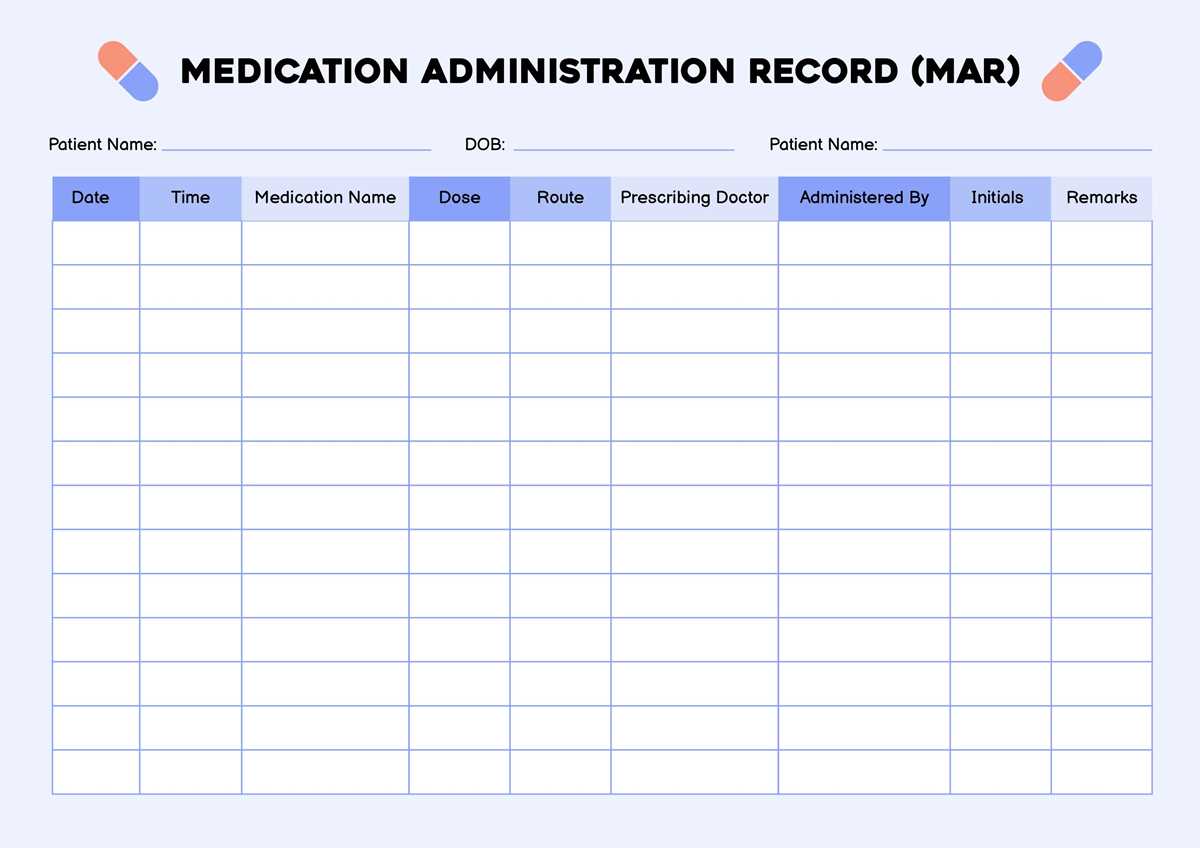 printable large print medication administration record printable large print medication administration record