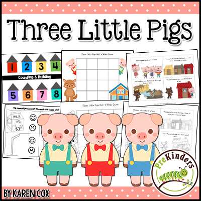 3 little pigs printable