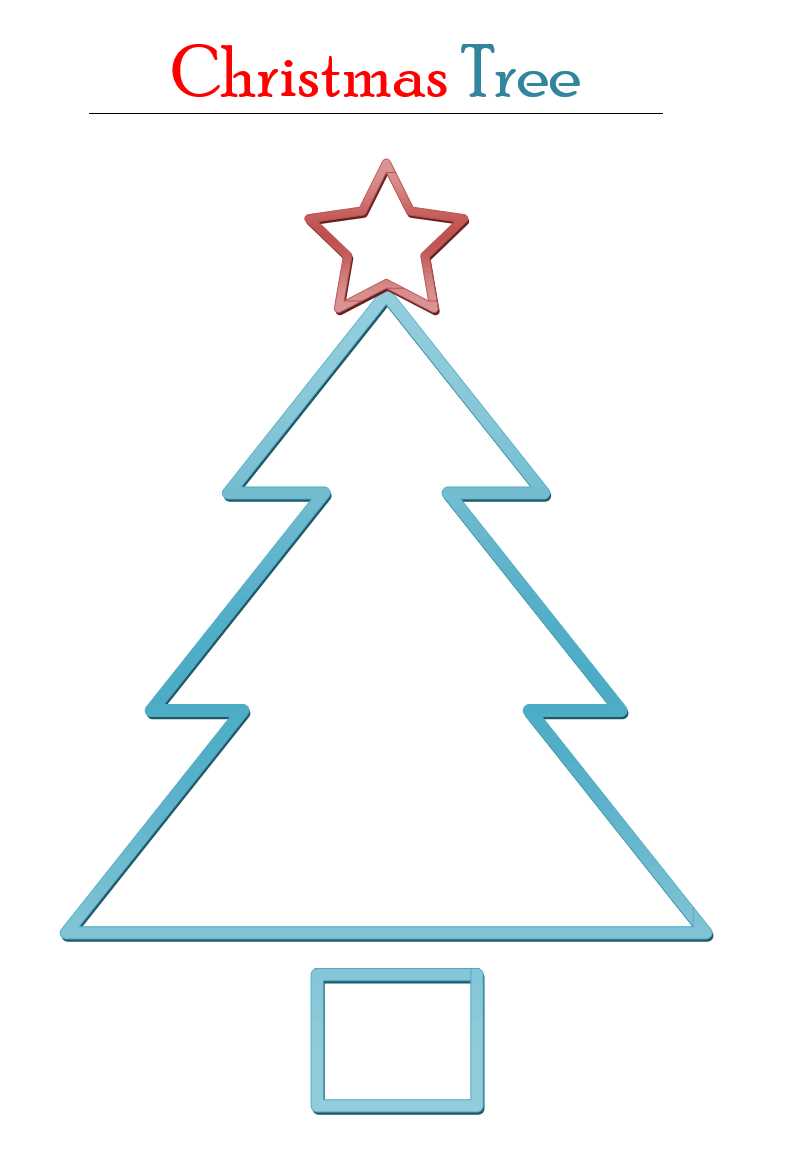 printable christmas tree pattern