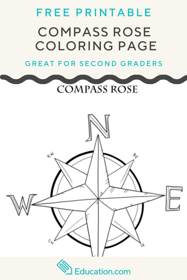 compass rose printable
