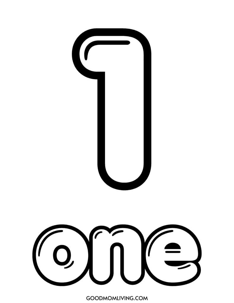 printable number outlines printable number outlines