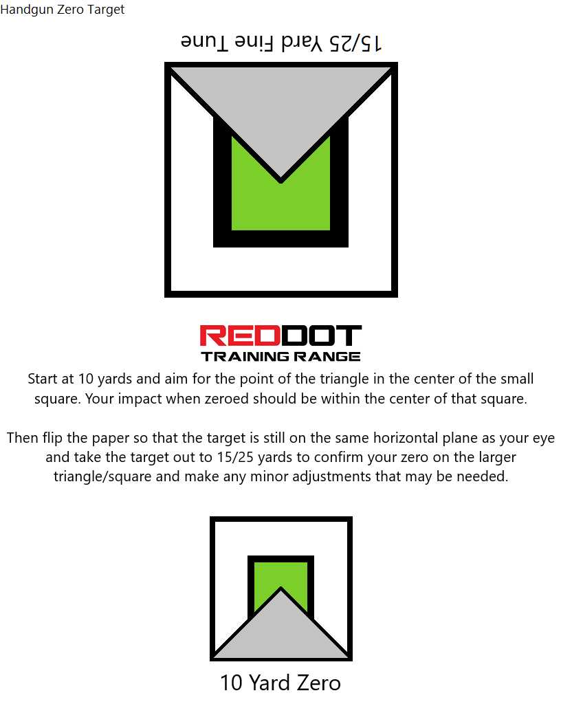 zeroing target paper printable