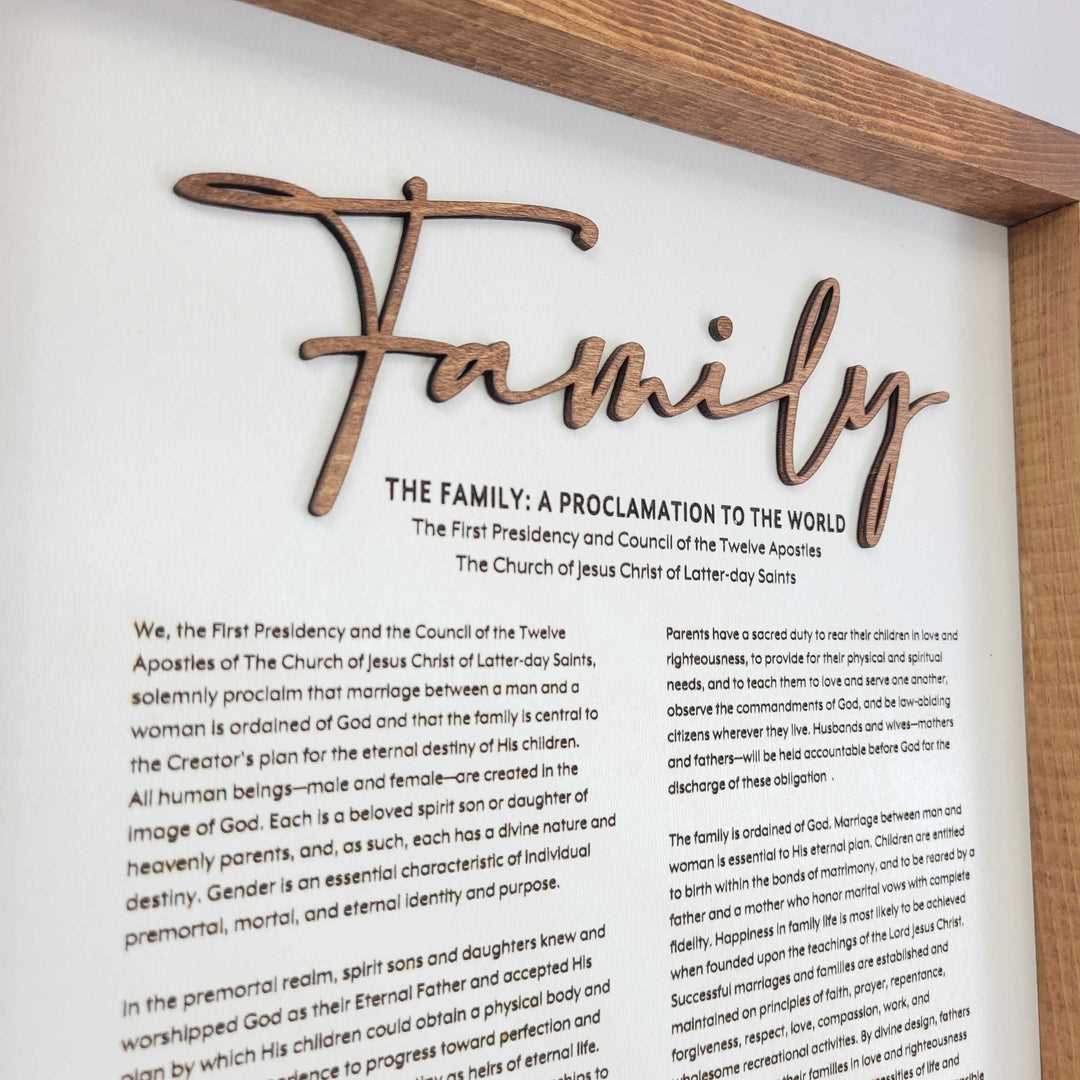 family proclamation to the world printable