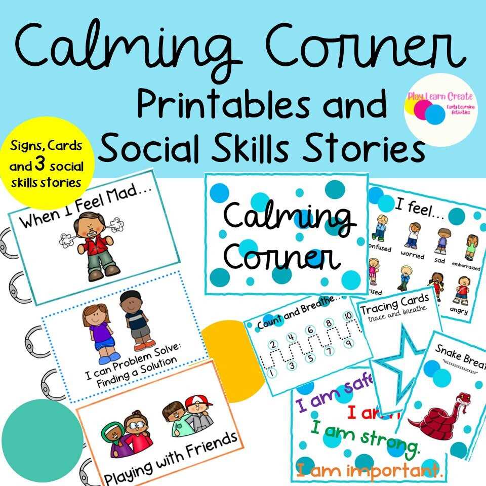 printable social skills activities