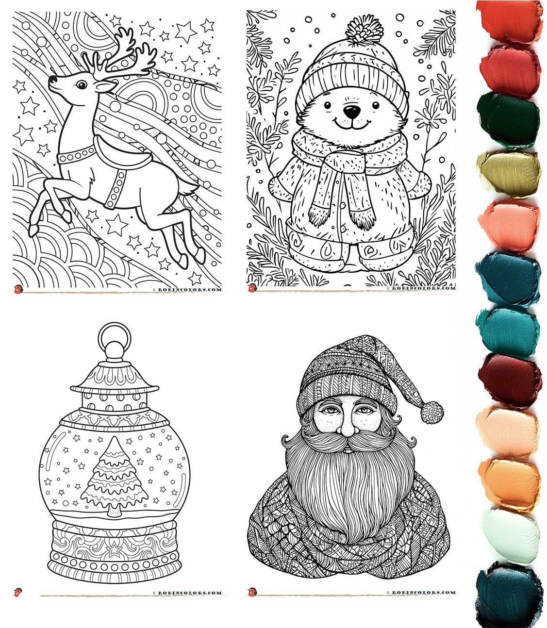 free christmas printable coloring page free christmas printable coloring page