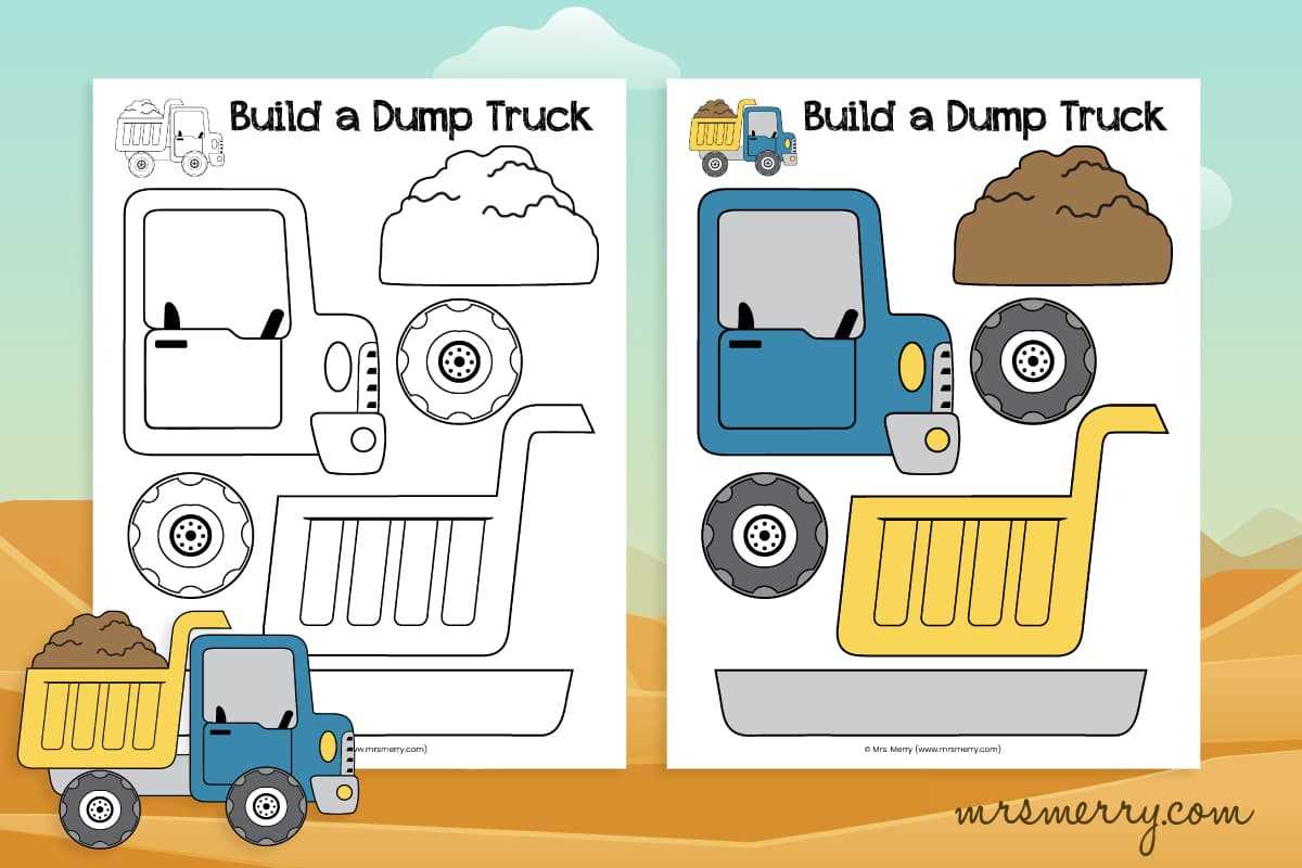 truck template printable truck template printable