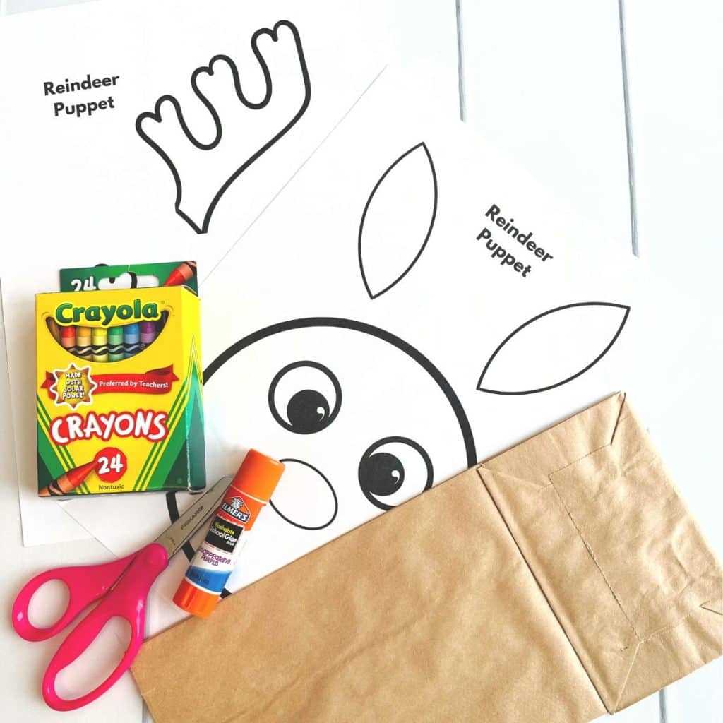 reindeer printable template reindeer printable template