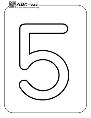 free printable number coloring pages
