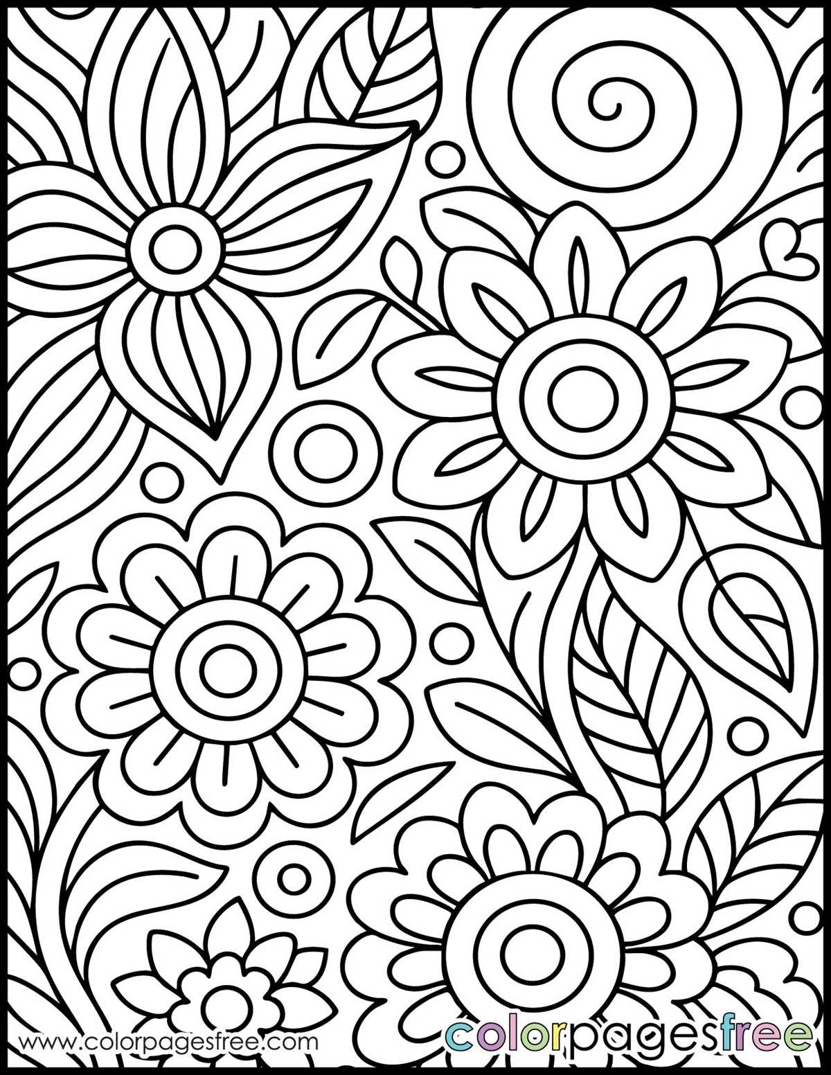 flower coloring sheets printable free flower coloring sheets printable free