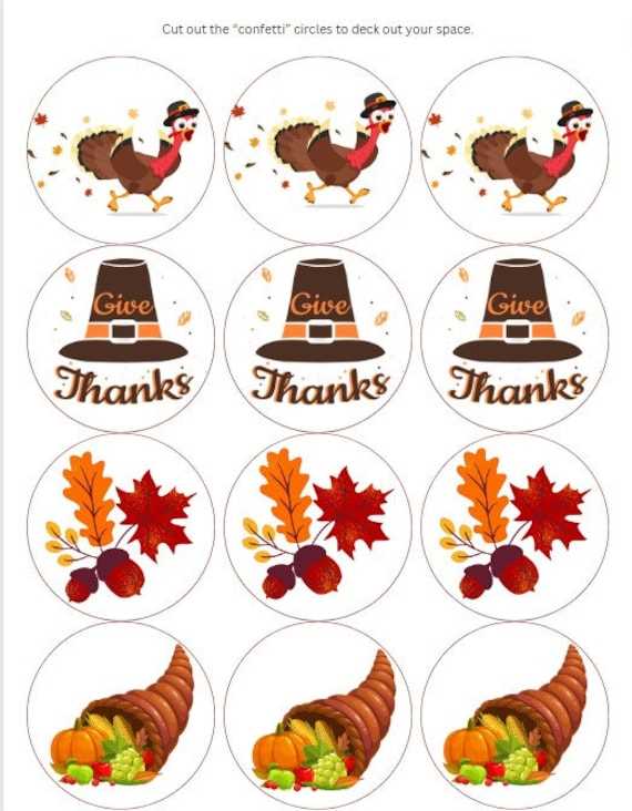 printable thanksgiving decorations
