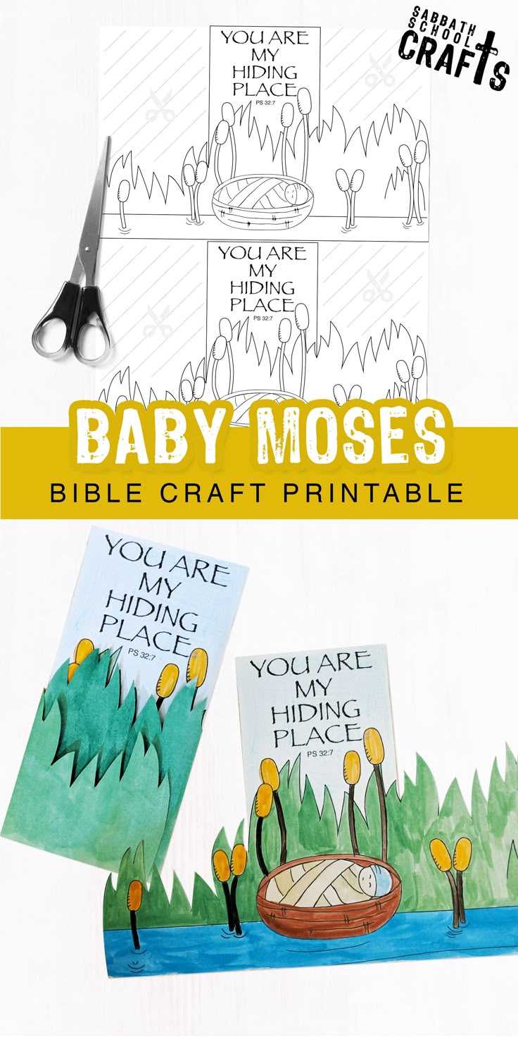 baby moses craft printable baby moses craft printable