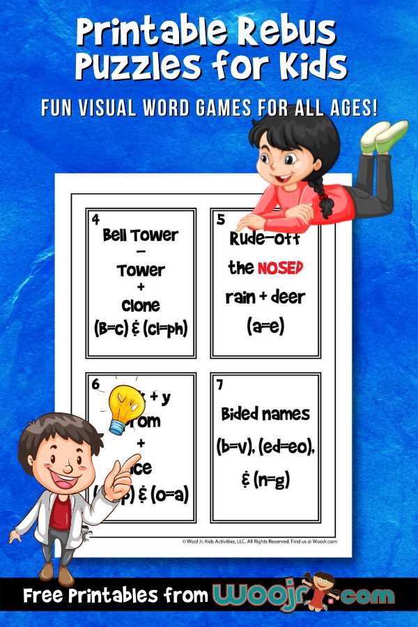 rebus puzzle printable rebus puzzle printable