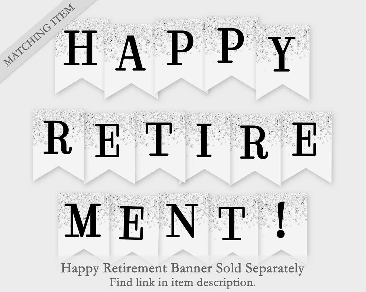 free printable happy retirement signs