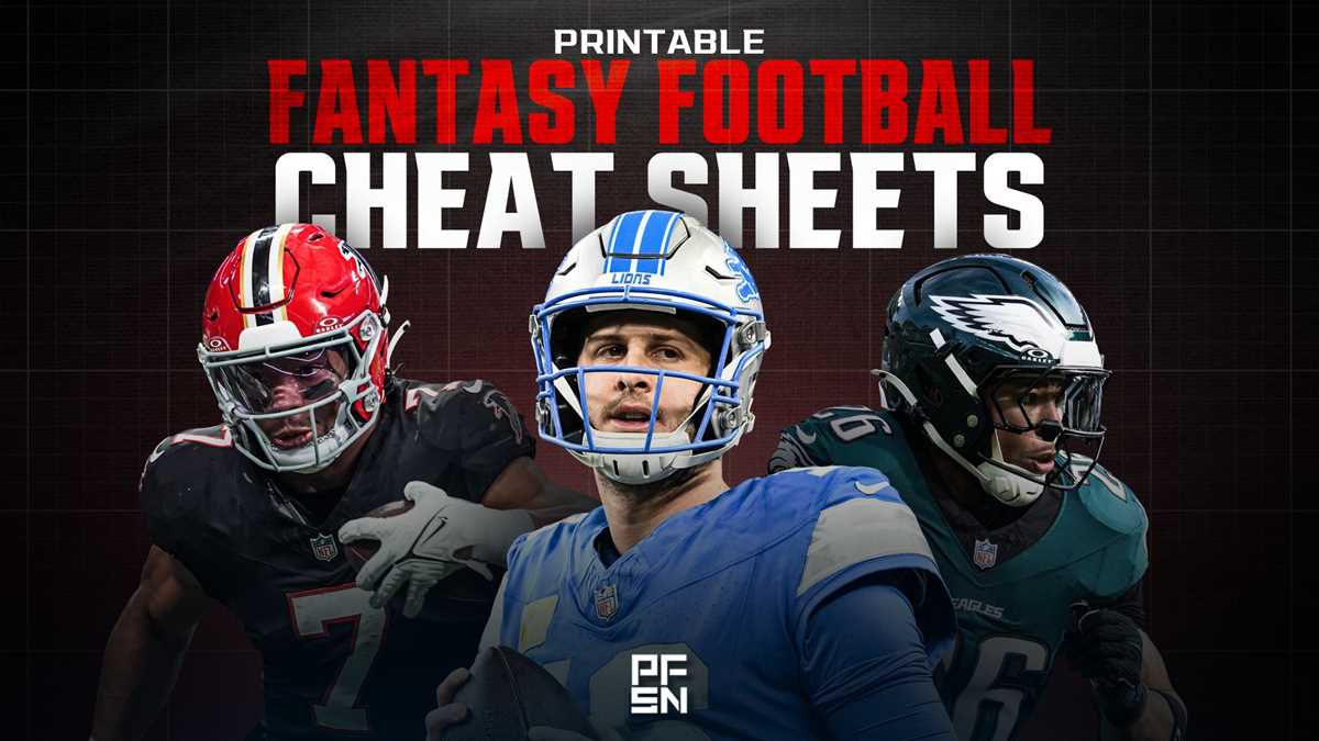 free printable cheat sheets fantasy football