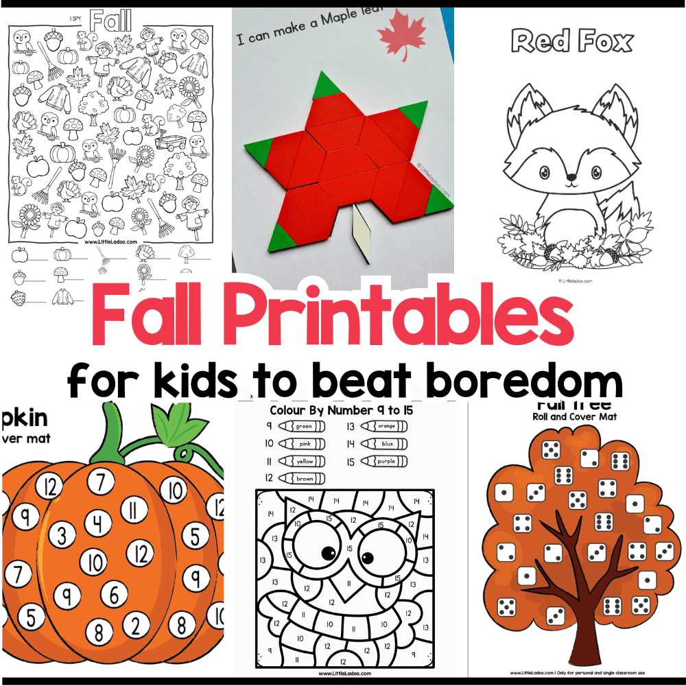 free printable fall printable