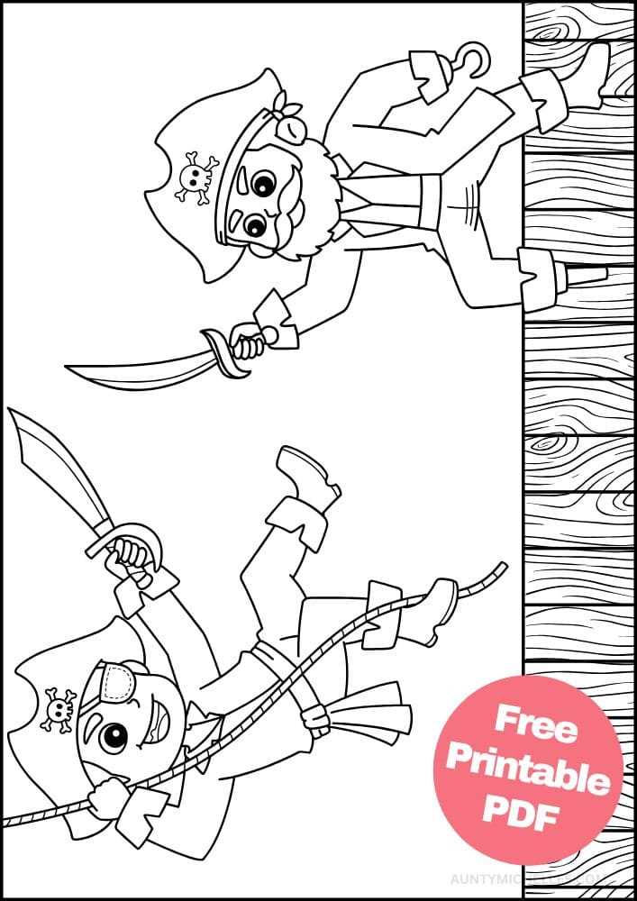 free pirate coloring printables free pirate coloring printables