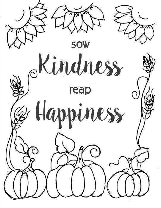 free autumn coloring pages printable